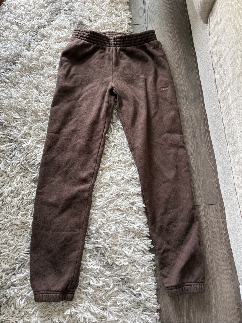 TNA Cozy Sweatfleece Joggers in Brown